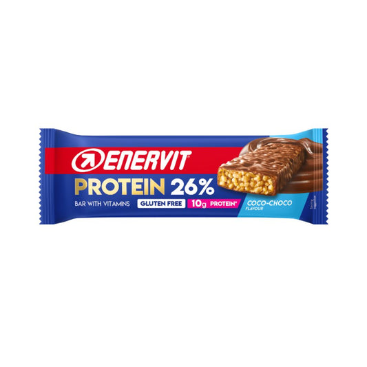 Enervit Sport Prot Bar 26% Coco - Choco 40 g Senza Glutine