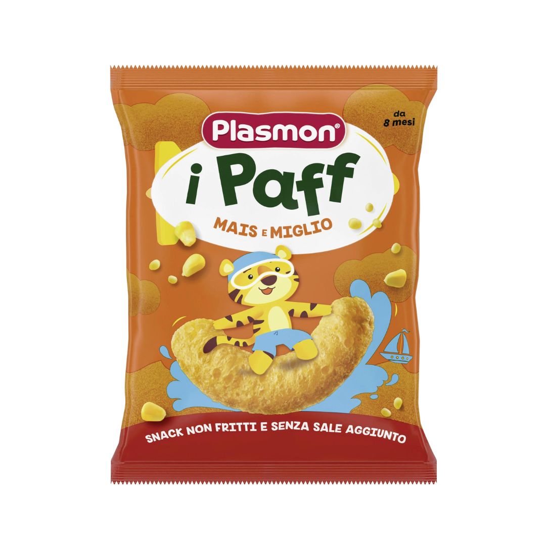 Plasmon i Paff Snack non Fritti con Mais e Miglio 15g