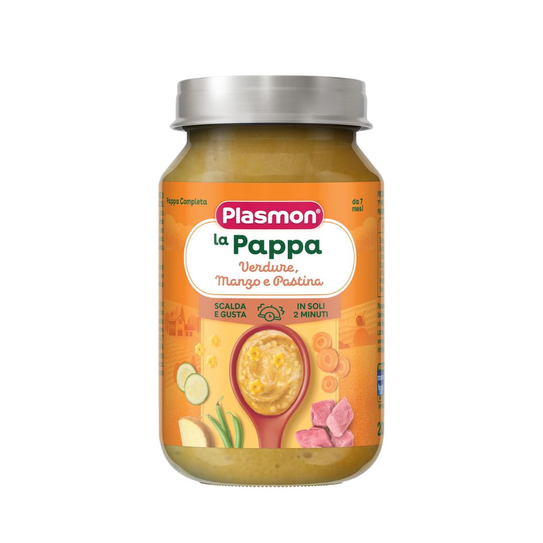 Plasmon La Pappa con Verdure, Manzo e Pastina 200g