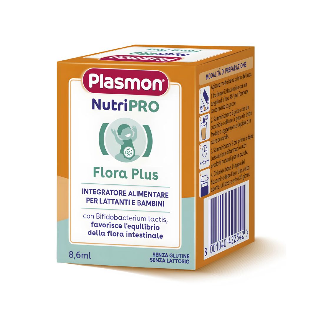 Plasmon Integratore per Lattanti e Bambini Nutripro FloraPlus 8,6ml