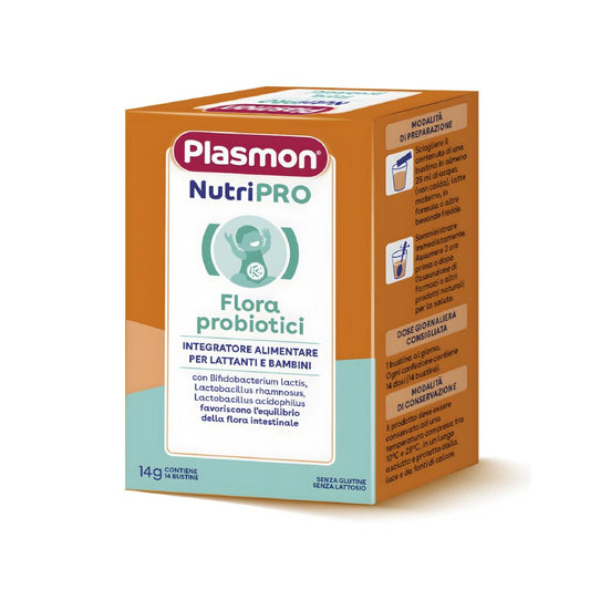 Plasmon Integratore per Lattanti e Bambini Nutripro Flora Probiotici 1