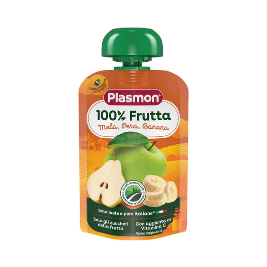 Plasmon Spremi E Gusta Mela, Pera, Banana 100ml