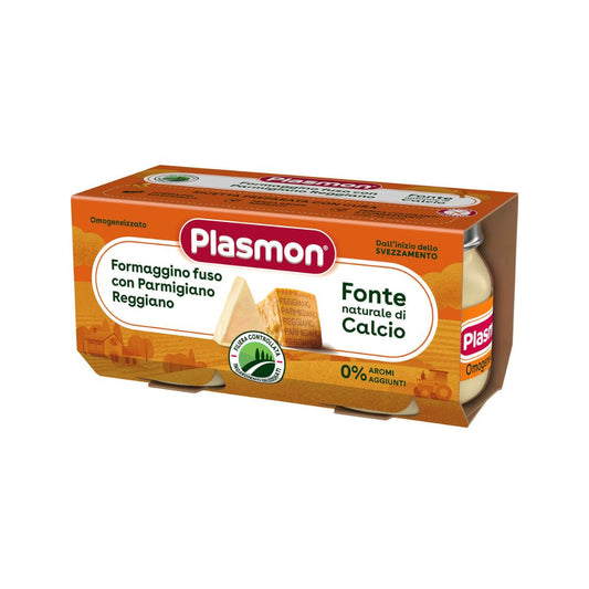 Plasmon Omogeneizzato al Formaggino fuso con Parmigiano Reggiano 80gx2