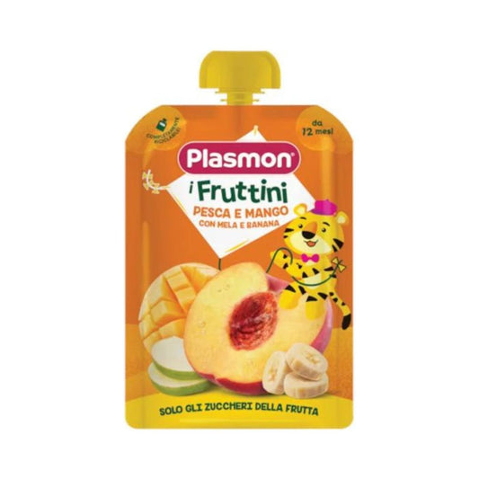 Plasmon I Fruttini Pesca e Mango con Mela e Banana 130 g