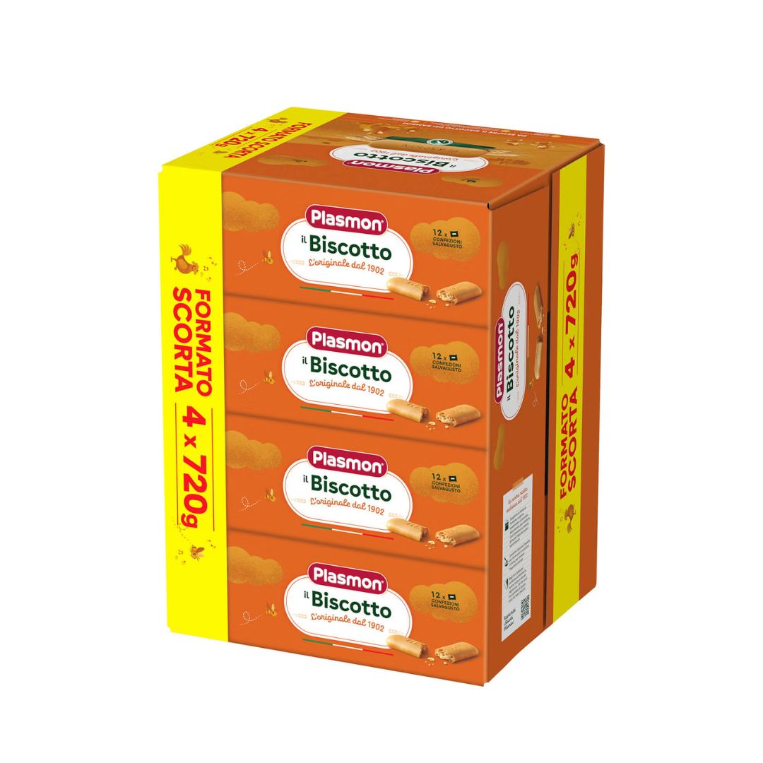 Plasmon il Biscotto 100% Grano Italiano 4x720g