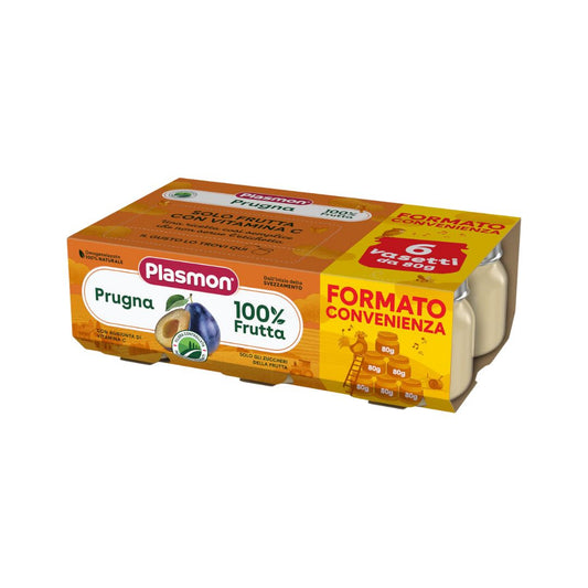 Plasmon Omogeneizzato Frutta alla Prugna 6x80g