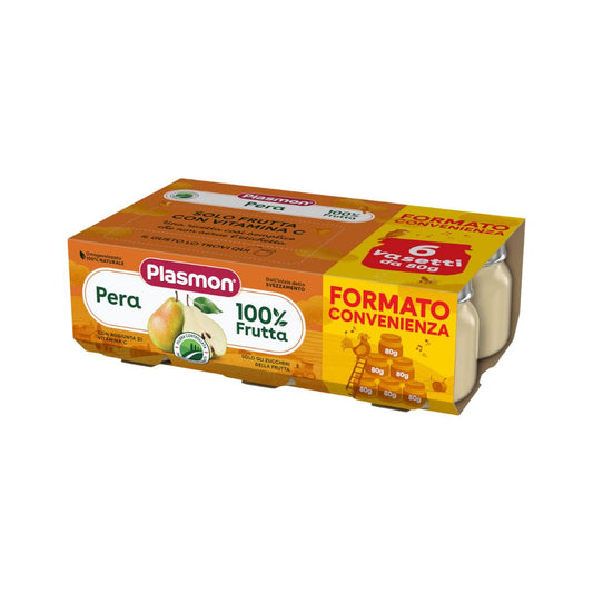 Plasmon Omogeneizzato Frutta alla Pera 6x80g