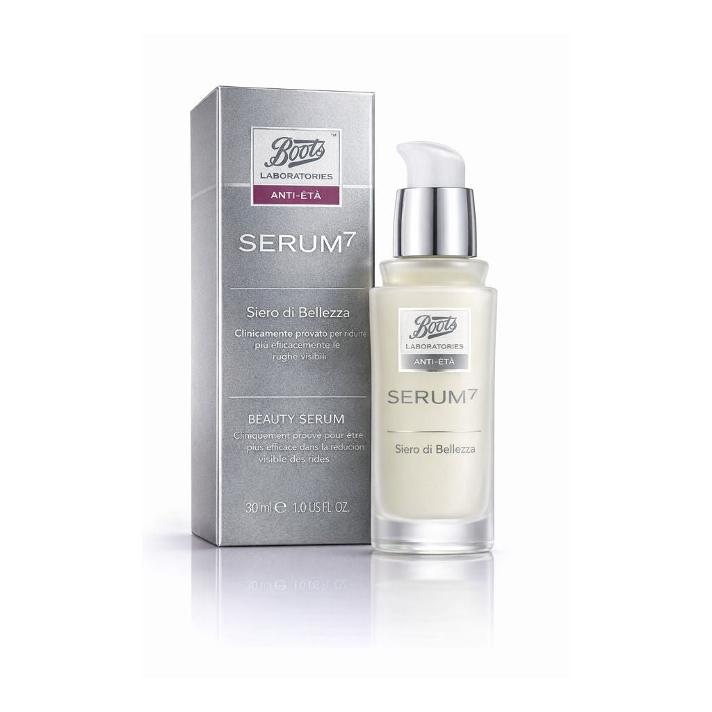Serum7 Linea Trattamento Viso Siero Di Bellezza Concentrato di Giovinezza 30 ml