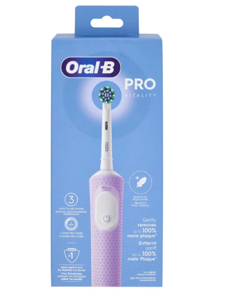 Oral-B Spazzolino Elettrico Denti Ricaricabile Vitality Pro Lilac Mist