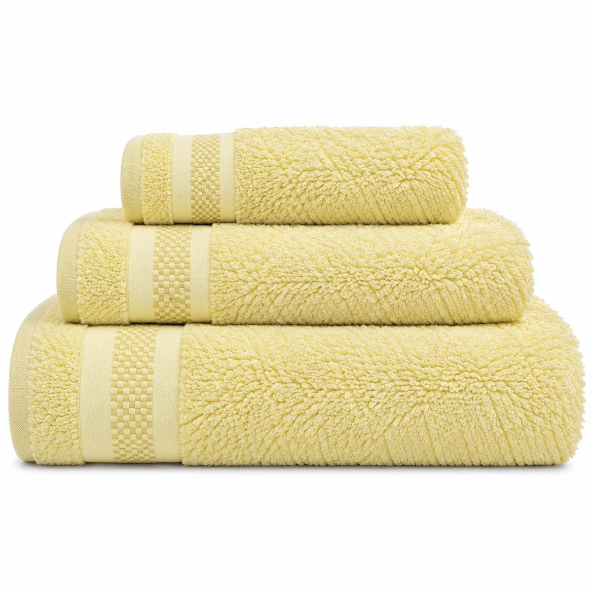 Namira Tris Asciugamani 100% Cotone Giallo