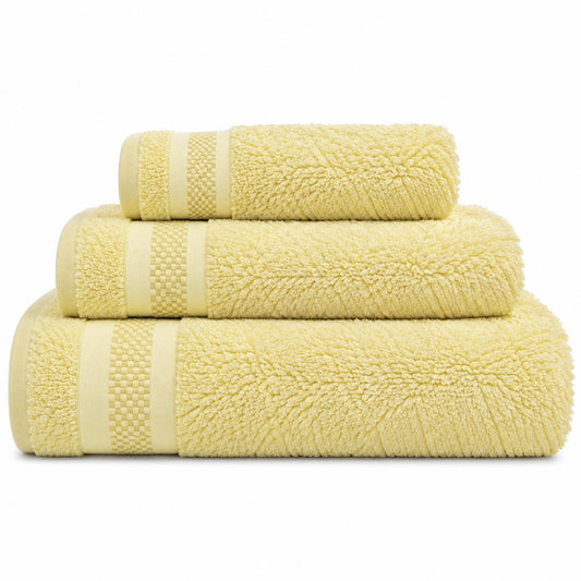 Namira Tris Asciugamani 100% Cotone Giallo