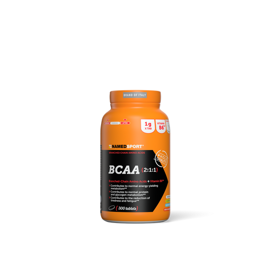 Named Spor BCAA 2:1:1- Integratore a base di aminoacidi ramificati 300 compresse