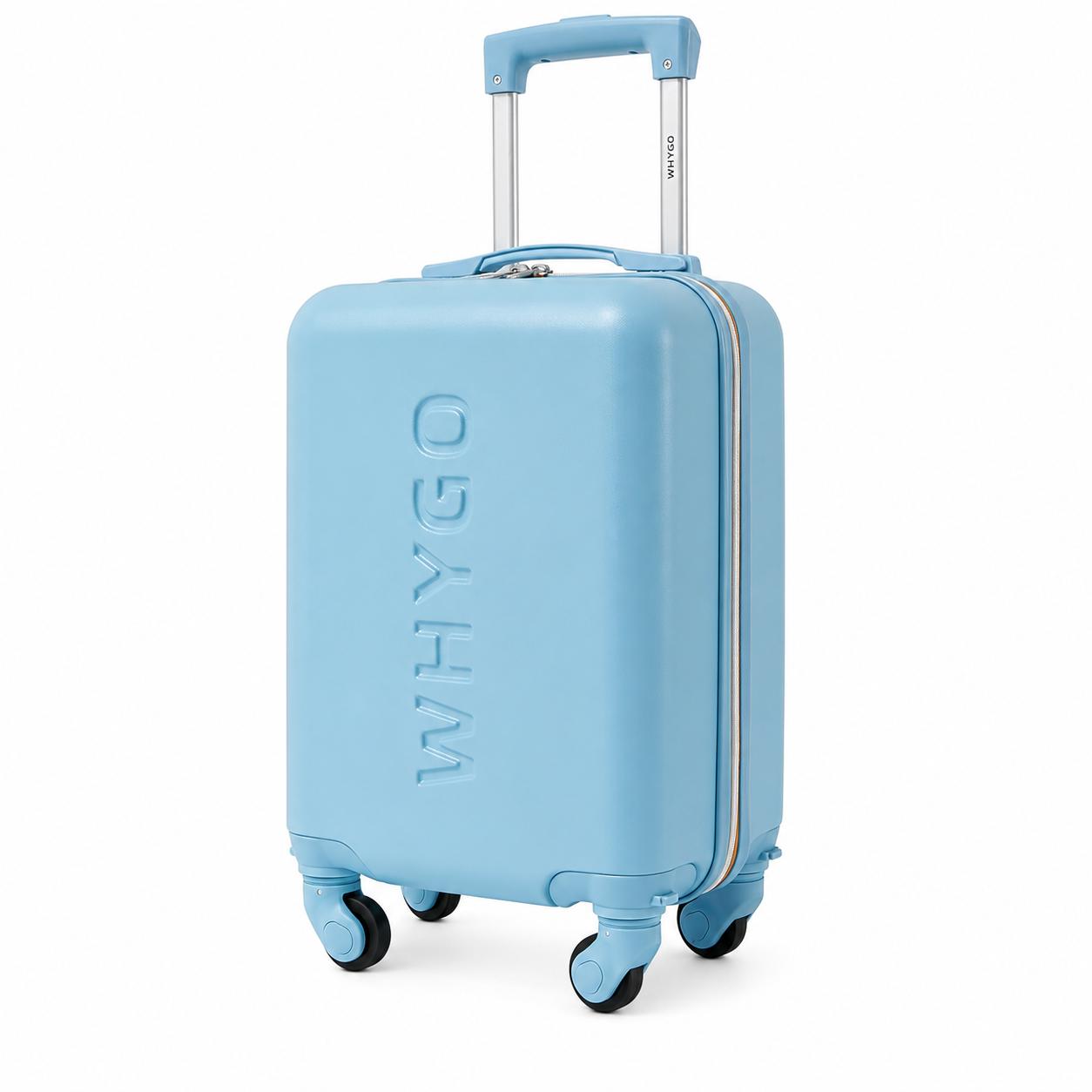 WhyGo Trolley 40x30x20 Bagaglio a Mano colore Azzuro