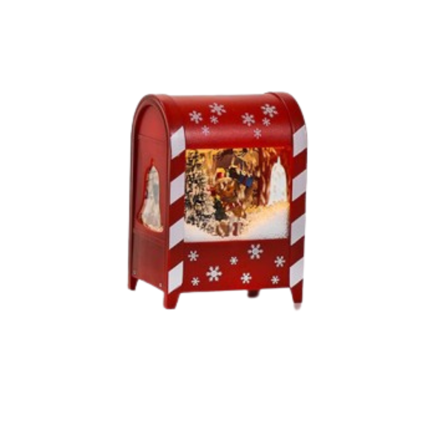 Lanterna Natalizia Musicale Orsetto Cassetta Postale Luminosa Idea regalo