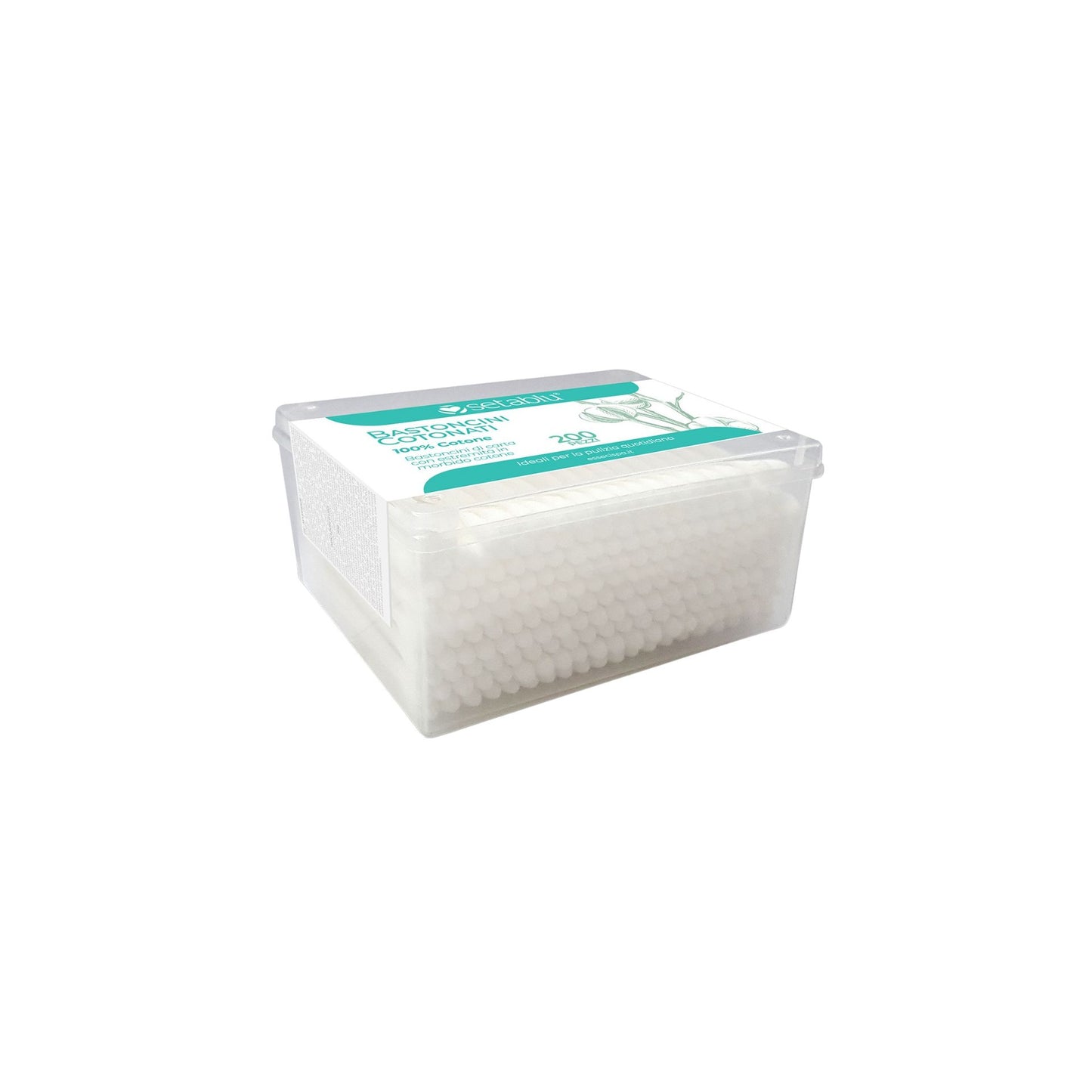 Setablu Cottonfioc Bastoncini Cotonati 200 pz biodegradabili