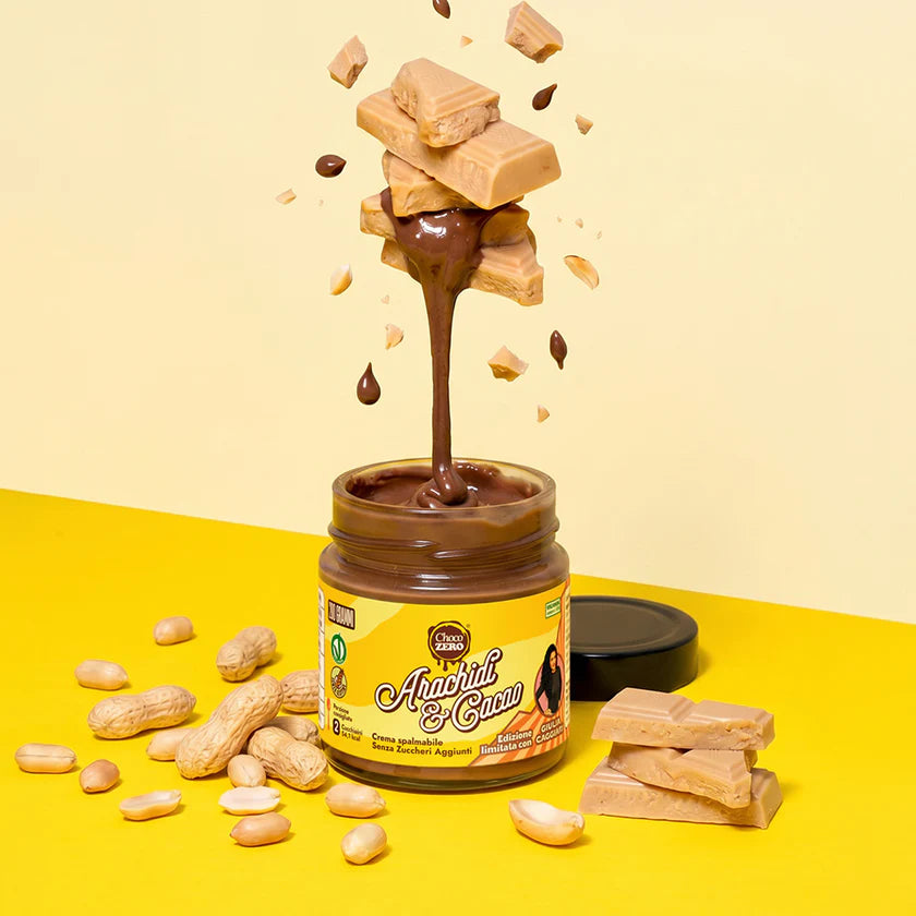 Crema Spalmabile Arachidi e Cacao Senza Zuccheri Aggiuntivi 200g