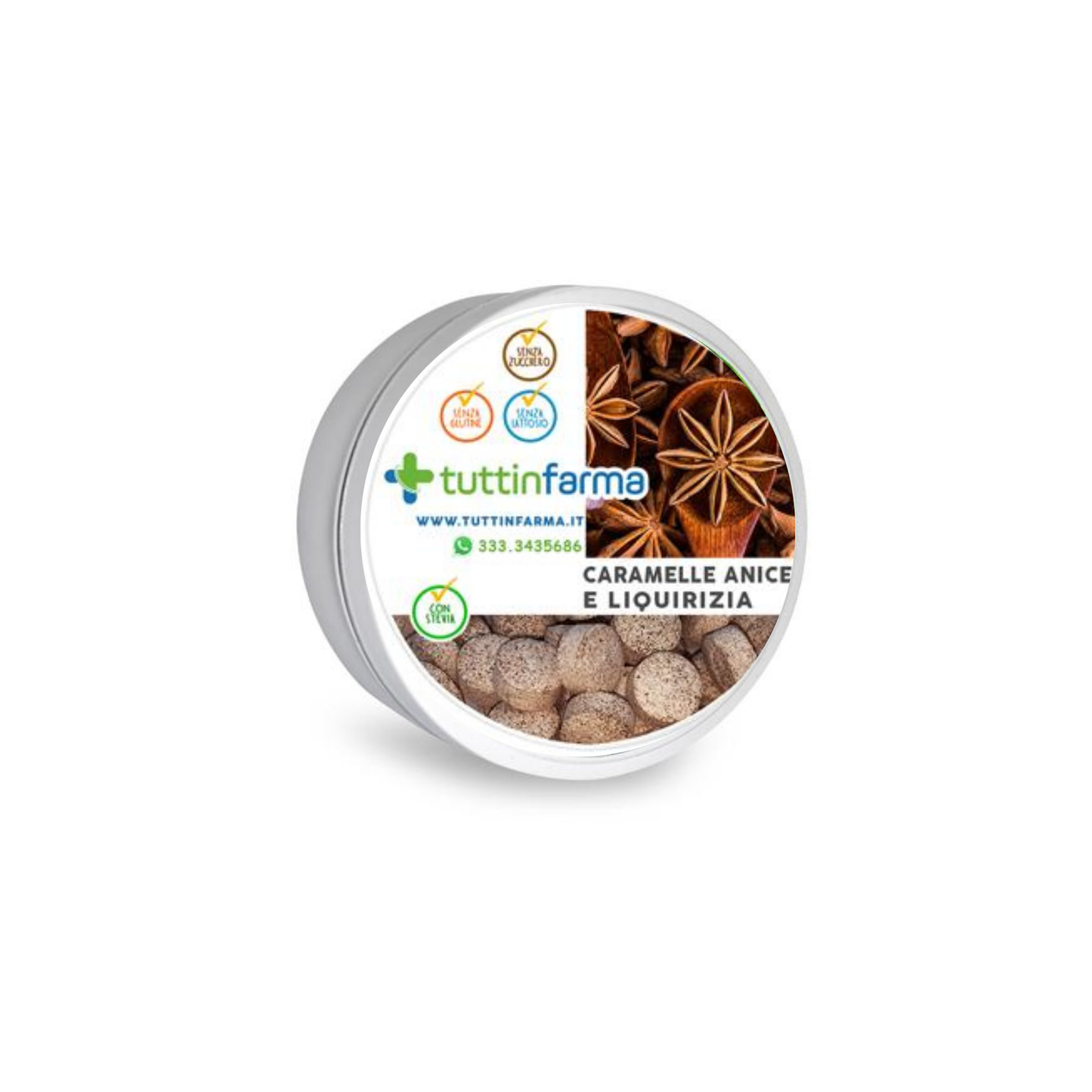 Tuttinfarma Caramelle Anice e Liquirizia 40gr