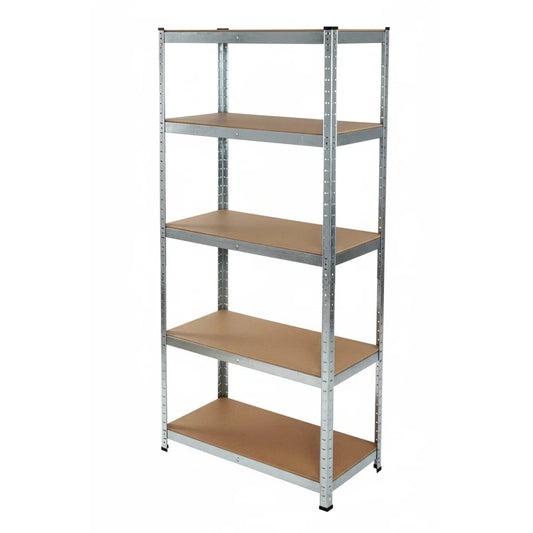 Scaffale Modulare 5 Ripiani In Acciaio Zincato 90x40x180 cm