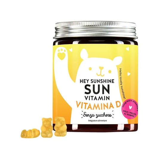 Hey Sunshine Sun Vitamina D Sistema Immunitario 45 Orsetti Gommosi Senza Zucchero