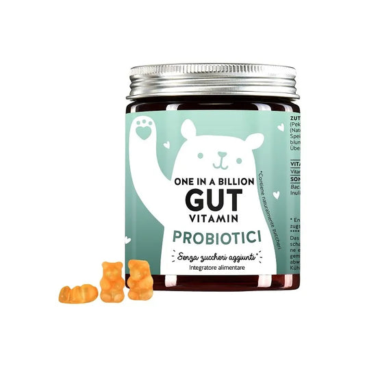 One in a Billion Gut Vitamin Probiotici per Intestino 45 Orsetti Gommosi