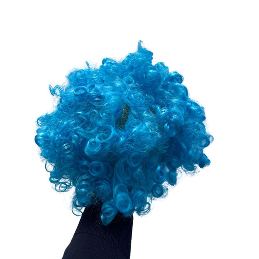 Rebirth20 Parrucca Riccia Colore Azzurro Napoli – Tifo Napoli- Carnevale