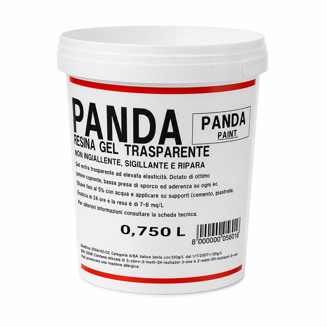 PANDA Resina Gel Trasparente 0,750 L Sigillante Protettivo Impermeabilizzante