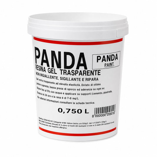PANDA Resina Gel Trasparente 0,750 L Sigillante Protettivo Impermeabilizzante