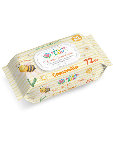 Bim Bum Bam Salviette Umidificate alla Camomilla 72 pz