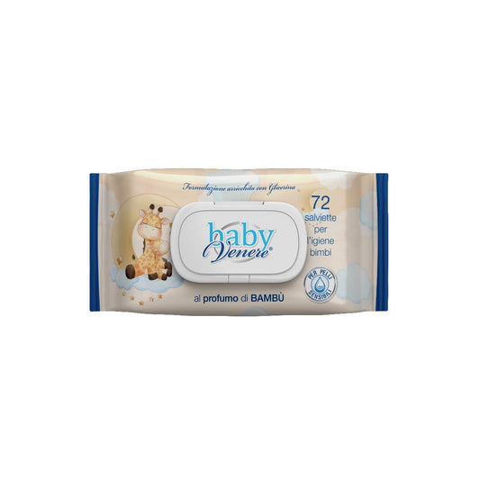 Dermacotone Slaviettine Venere Baby fragranza Bambu' 72 pezzi